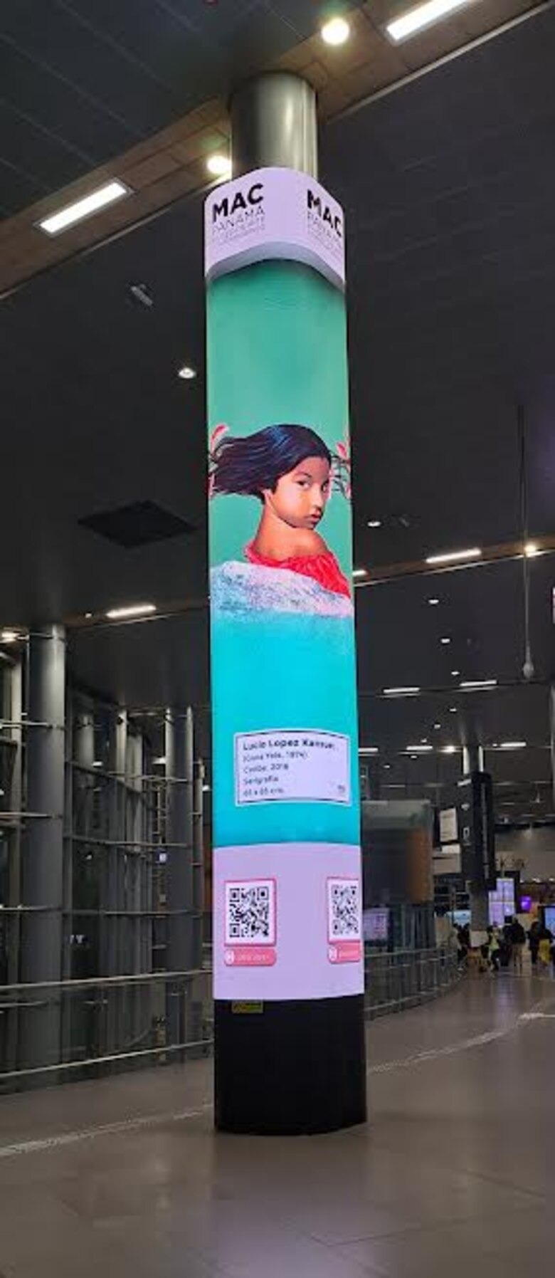 Obras de artistas panameños se exponen en el Aeropuerto Internacional El Dorado, Colombia