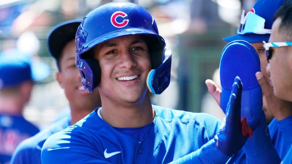 El panameño Miguel Amaya conecta su primer cuadrangular en las Grandes Ligas