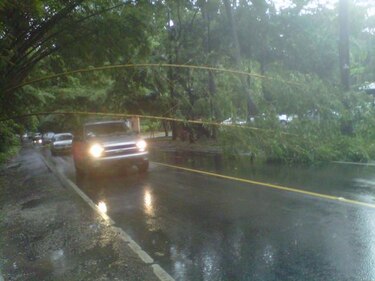 Reportan la caída de granizo en Costa del Este