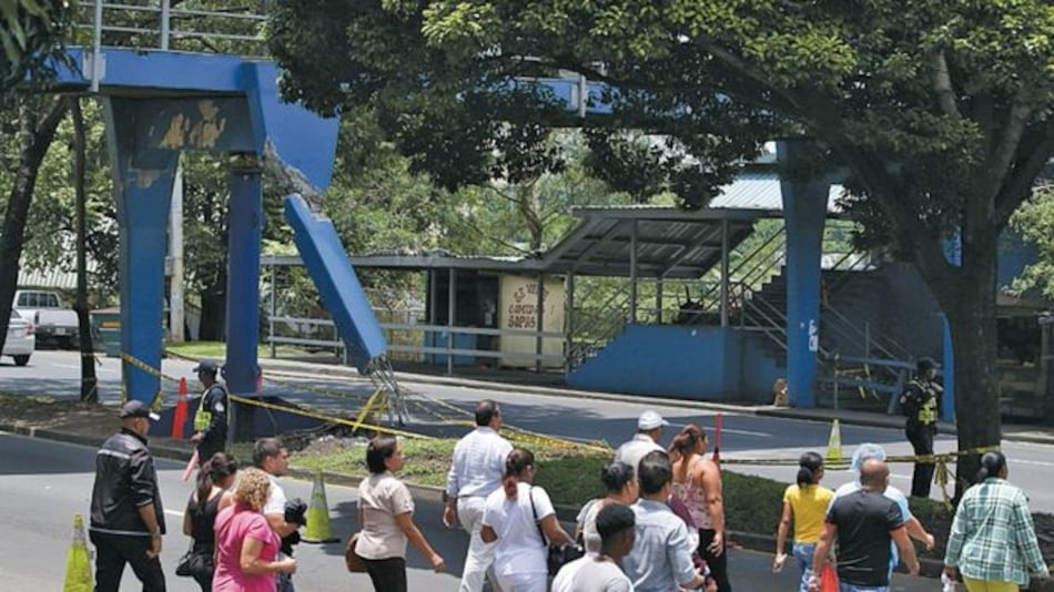 $200 mil para reparar puente peatonal de la Transístmica