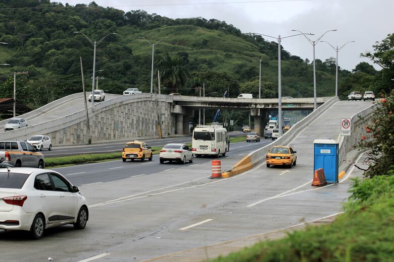Habilitan nuevo retorno a desnivel en Ciudad Bolívar para agilizar el tráfico en Panamá norte