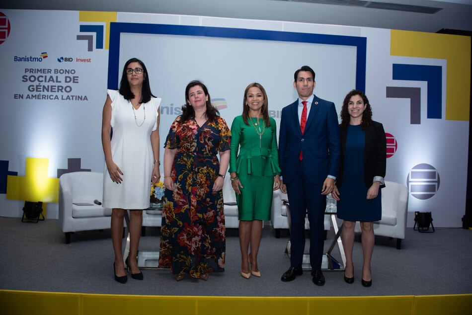 Banistmo colocó con éxito el 100% de la emisión del primer bono social de género en América Latina beneficiando a 311 pymes lideradas por mujeres
