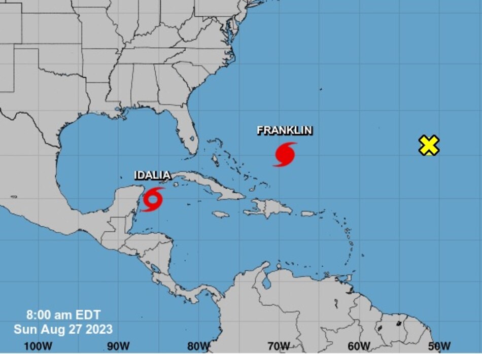 Se forma la tormenta tropical Idalia y se esperan lluvias en Panamá en las próximas horas