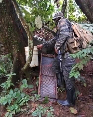 Autoridades desmantelan operación de minería ilegal en el Parque Nacional Chagres