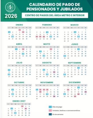 Pagos a jubilados y pensionados 2026: fechas por ACH y cheque según la CSS