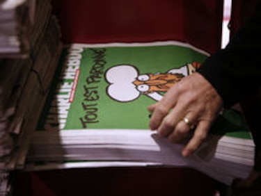 Agotados los ejemplares de 'Charlie Hebdo' en los quioscos franceses