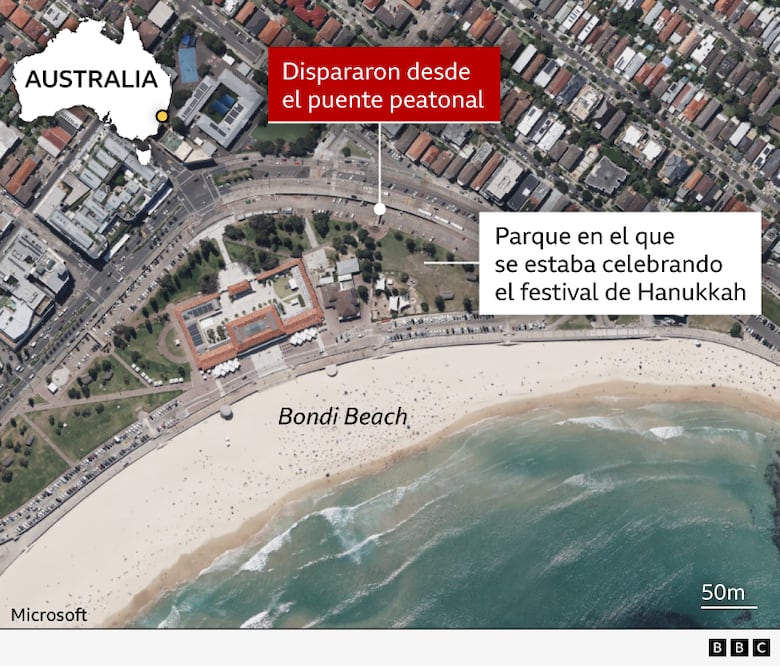 Quiénes eran los atacantes y otras 3 preguntas sobre la matanza de 15 personas en la playa Bondi Beach de Australia