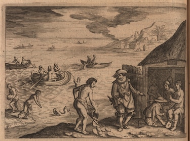 La bucería de perlas en Panamá