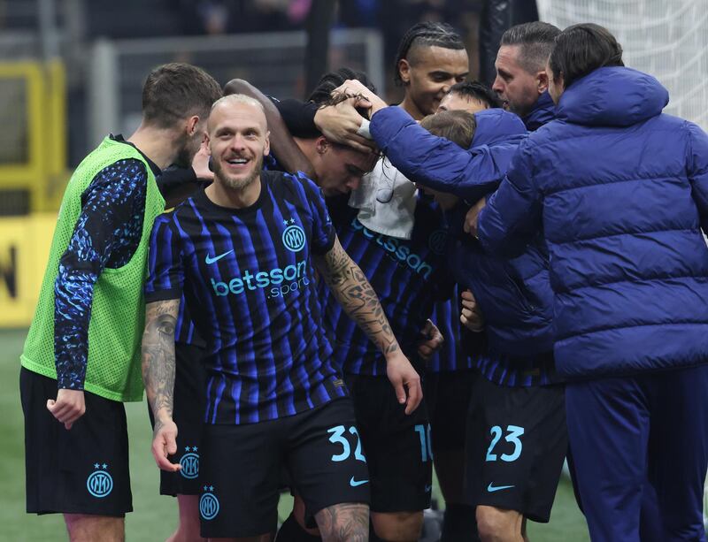 Inter gana con garra y se escapa en la cima de la Serie A