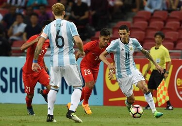 Argentina arrolla a Singapur; suma segundo triunfo con Sampaoli