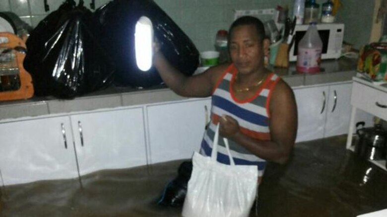 Mil personas afectadas por inundaciones en la ciudad capital