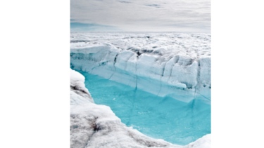 Lluvia inédita en casquete glaciar de Groenlandia