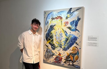 Andrés Silva lleva la biodiversidad panameña hasta Japón a través del arte