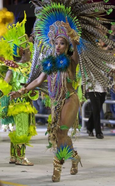 Escuela de samba Vila Isabel campeona del carnaval de Rio 2013