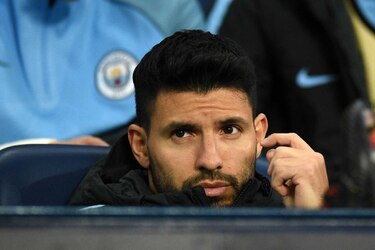 Sergio Agüero estará de baja dos semanas