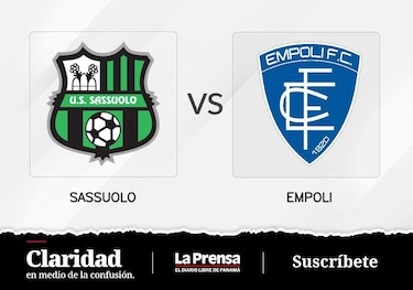 Empoli se enfrentará hoy de local a Sassuolo