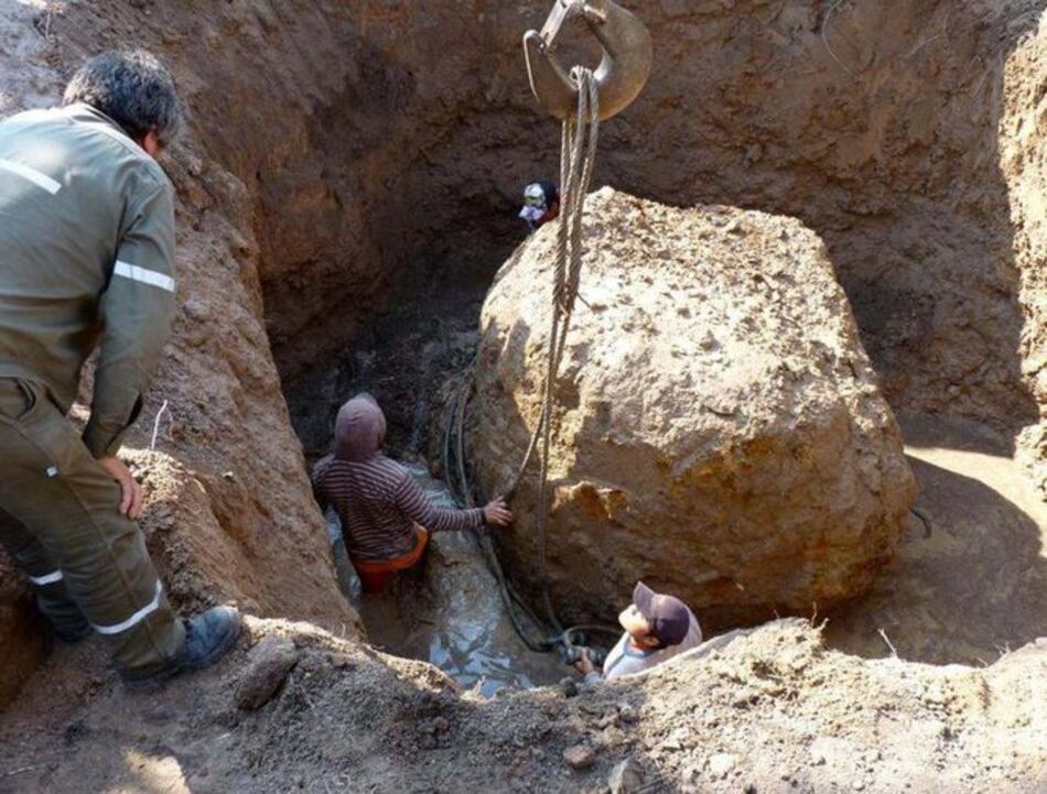 Hallan un meteorito de más 30 toneladas en Argentina