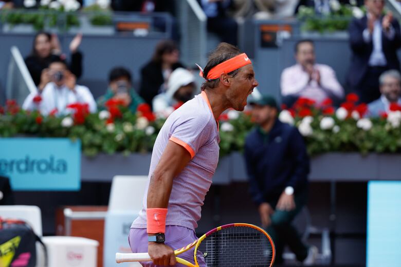 Nadal se consolida en Madrid