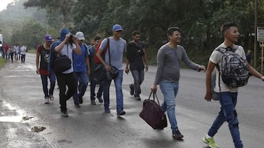 Se forma una nueva caravana de migrantes hondureños con rumbo a Estados Unidos
