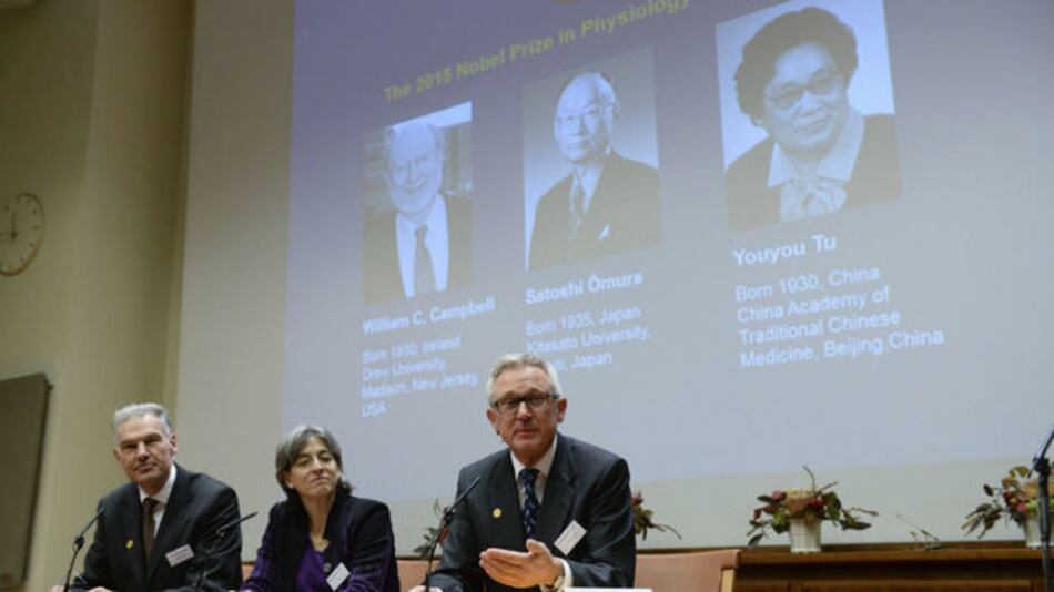 Campbell, Omura y Tu ganan el Premio Nobel de Medicina