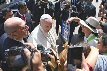 Un papa franco y contra los corruptos
