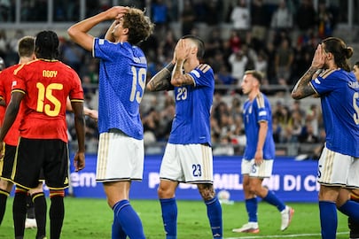 Italia sigue sin encontrar el rumbo y cae ante Bélgica