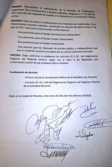 Pleno de la Asamblea aprueba desmantelar la Comisión de Credenciales