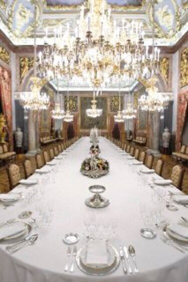 Visita al comedor de la monarquía