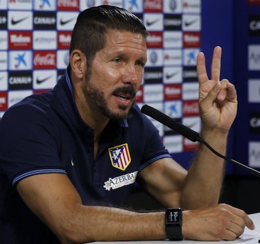 Simeone, suspendido por ocho partidos tras incidente en la Supercopa