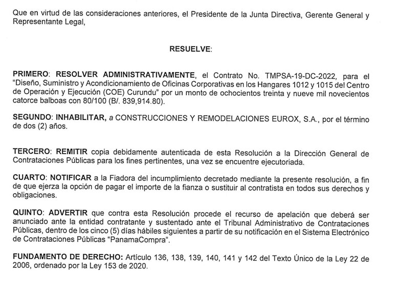 La empresa que vendió las perforadoras chinas había sido inhabilitada para contratar con el Estado