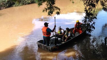 Descartan contaminación con hidrocarburos en el río Parita