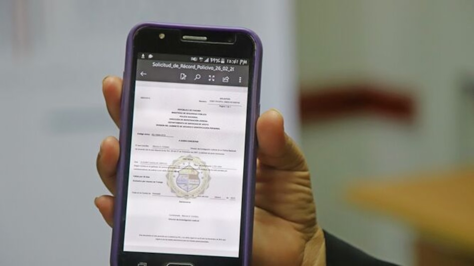 Se tramitan cerca de 54 mil solicitudes de récord policivo en línea