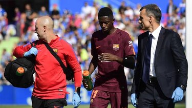 Dembelé estará de baja cerca de cuatro meses