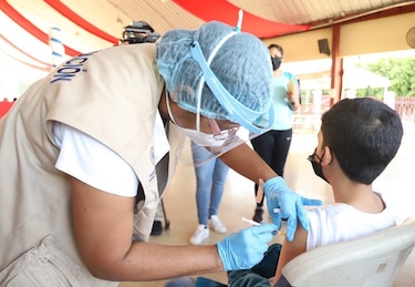 En las dos jornadas de vacunación pediátrica en el parque Omar se han aplicado 8 mil 471 dosis