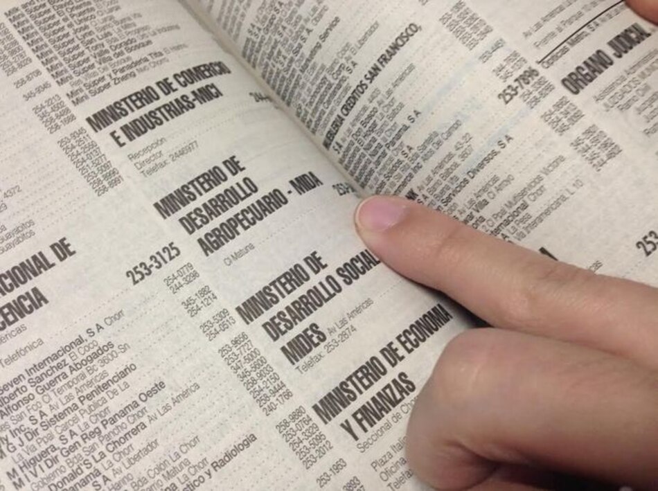 Estar en el directorio telefónico le costará al Estado 279 mil dólares