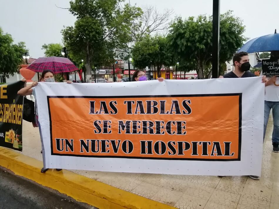 Tableños exigen un nuevo hospital