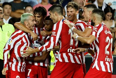Sufrido triunfo del Atlético de Madrid en Mestalla