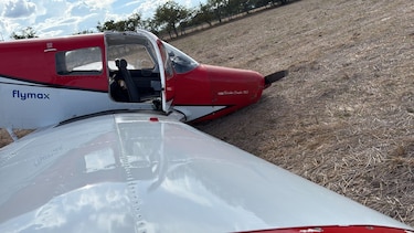 Aeronave realiza aterrizaje forzoso tras falla en el motor