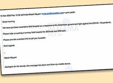 CEO de empresa turca revela trama sospechosa en licitación de hospital modular