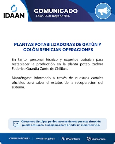 Falla eléctrica dejó sin luz ni agua a sectores de la capital y Colón; ambos servicios se restablecieron
