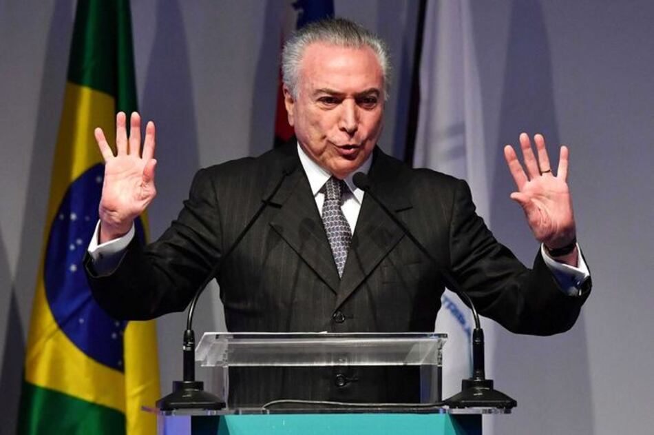 Temer pide apartar de su caso al fiscal que lo denunció por corrupción