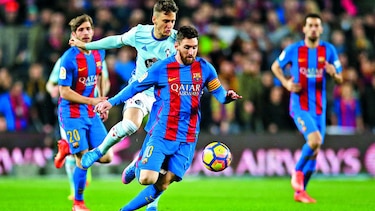 Messi y James lucen en grande