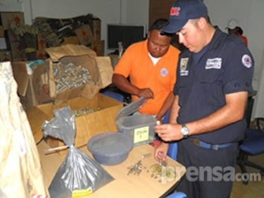 Decomisan pólvora y productos químicos en Chiriquí
