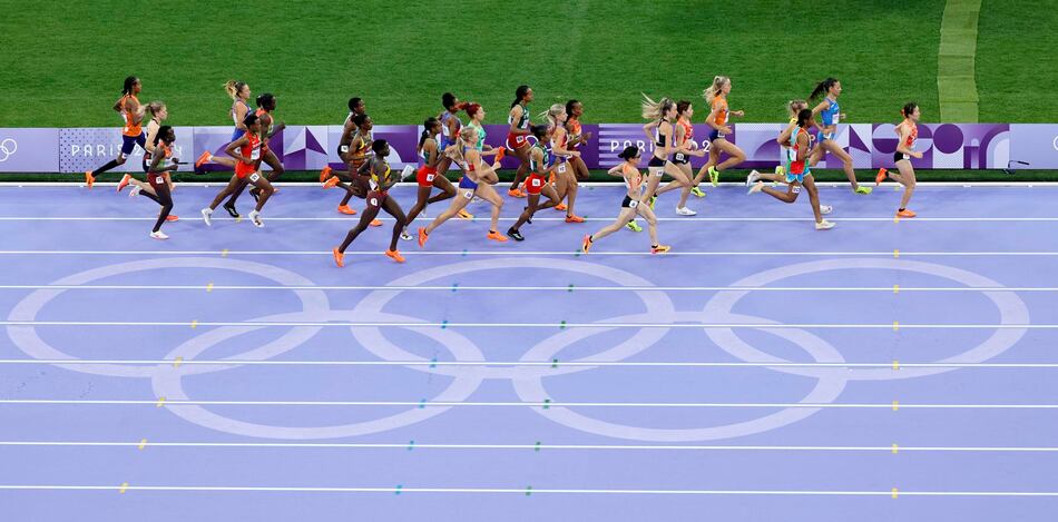 Una pista violeta, drones espía e iris mecánicos: la tecnología de los Juegos Olímpicos