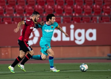 El Barcelona golea 4-0 al Mallorca tras tres meses de parón por la pandemia