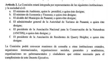 Gobierno designa a encargados de crear plan turístico para cerro Ancón