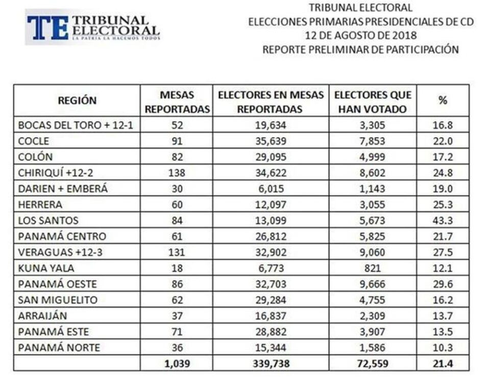 Baja participación en las primarias de Cambio Democrático