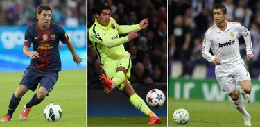 Messi, Cristiano y Suárez, finalistas al premio de Mejor Jugador de la UEFA
