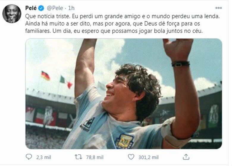 Muere el astro argentino Diego Armando Maradona; el mundo del deporte le dice adiós