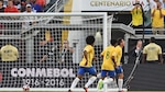 A media máquina le basta a Brasil para aplastar por 7-1 a Haití